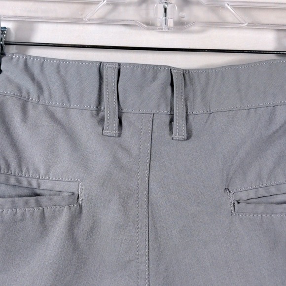 Kenneth Cole Mens 30 Chino Short Polyester Spandex Gray Stretch Performance Golf - Picture 9 of 10